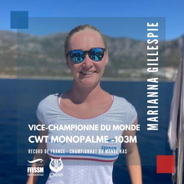Marianna GILLESPIE record de france CWT mono Kas 2021