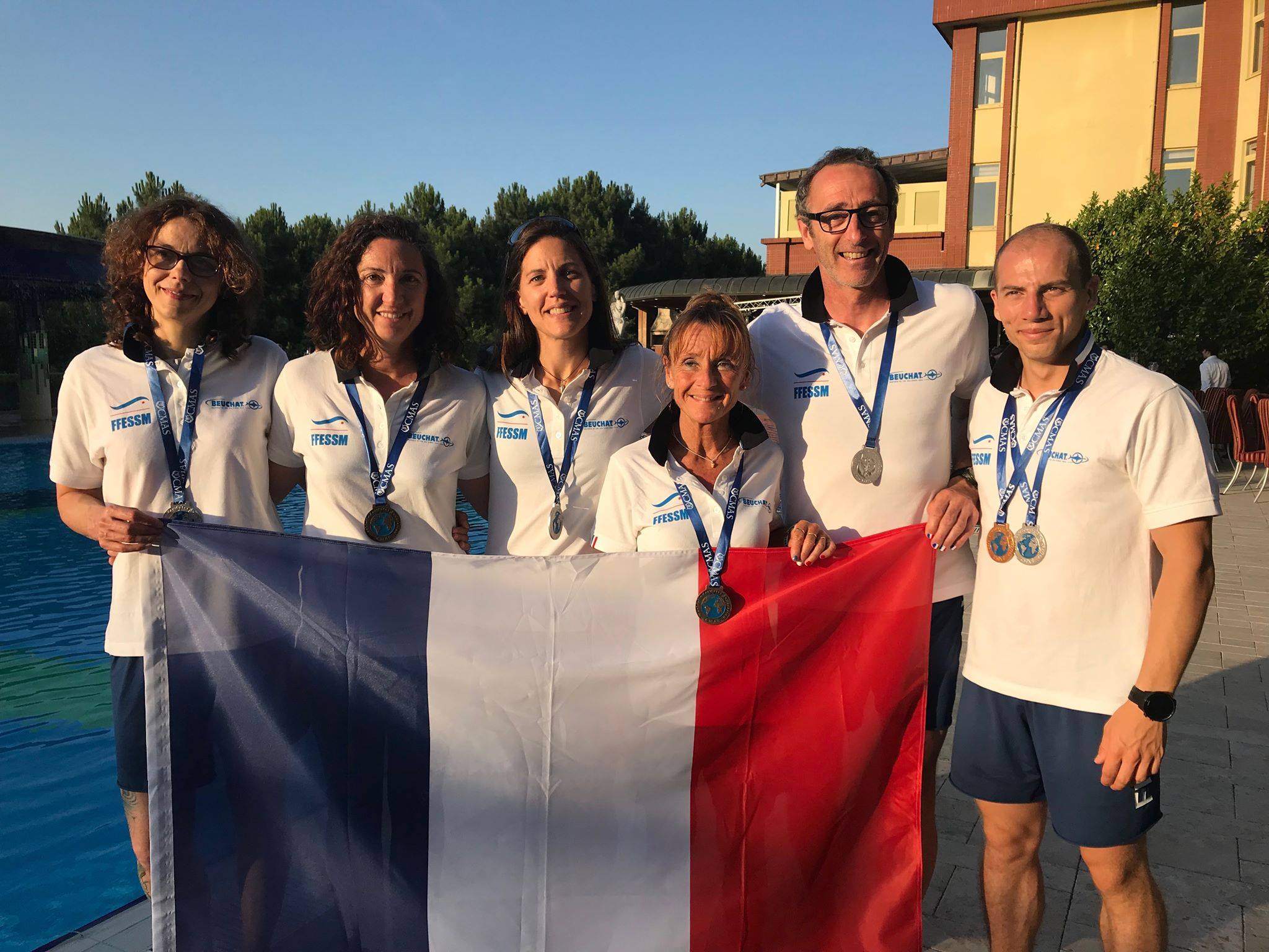 Equipe de France médaillés 2019 Europe