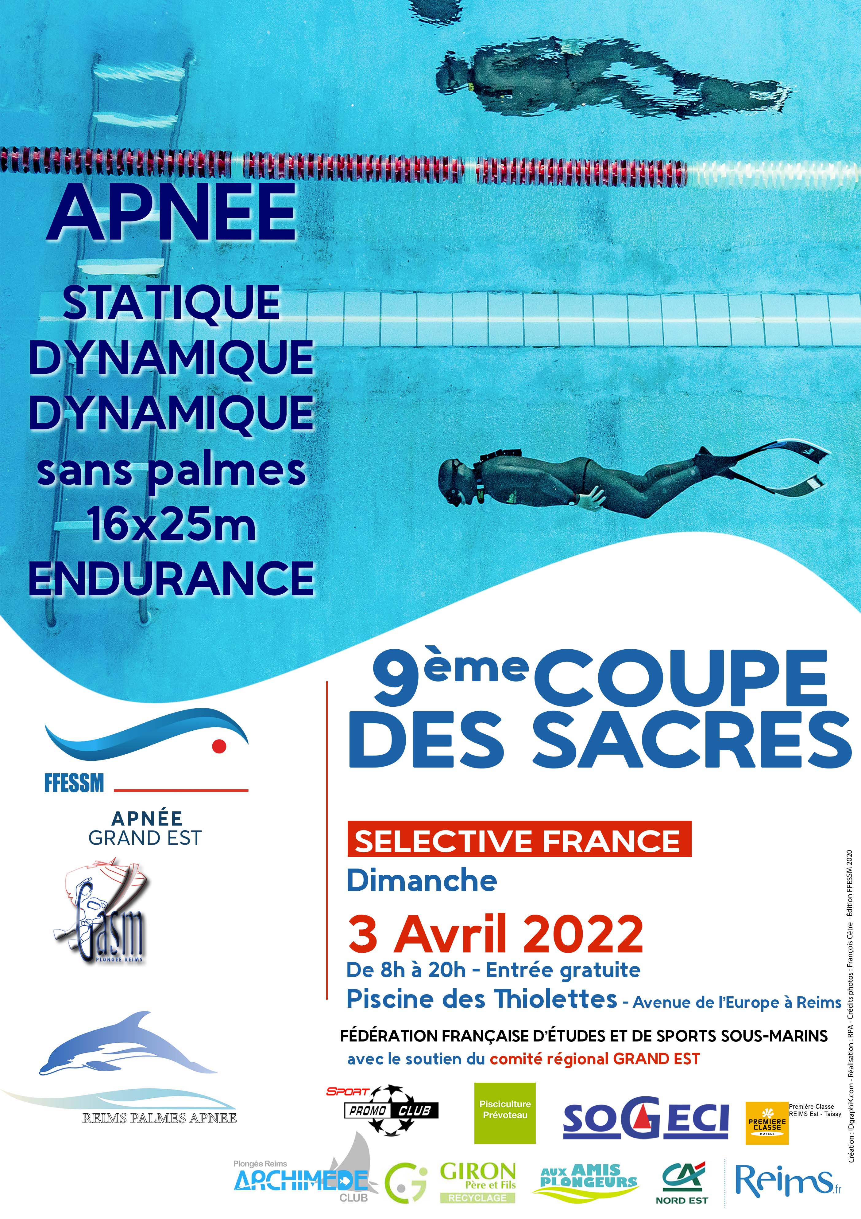 Affiche 9ème coupe des sacres